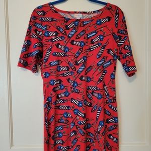 Firecracker lularoe Julia